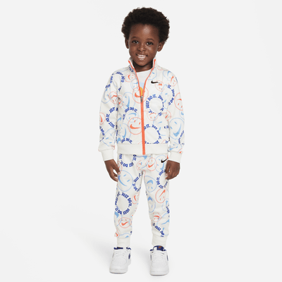 Детский спортивный костюм Nike Smiley Swoosh Printed Tricot Set