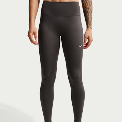 Nike One Seamless Front Leggings de talle alto y longitud completa - Mujer