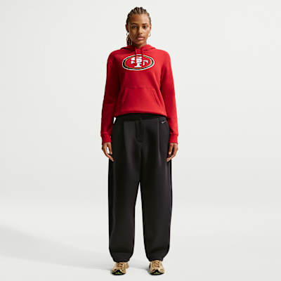Sudadera con gorro sin cierre Nike de la NFL para mujer San Francisco 49ers Club