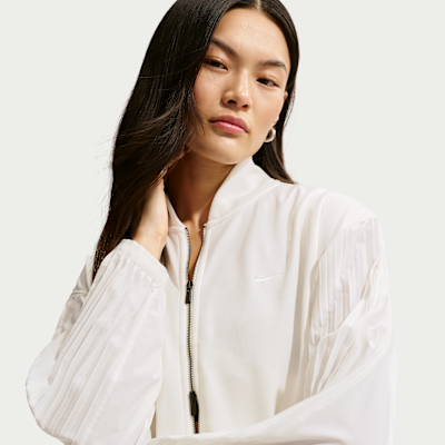 나이키 스포츠웨어 여성 플리츠 소매 재킷