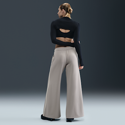 Pantalon de survêtement taille mi-haute à jambes larges Nike Sportswear pour femme
