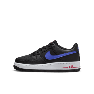 Nike Air Force 1 Black/red Unisex Sneakers