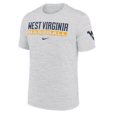 West Virginia Mountaineers Velocity Baseball Wordmark Stack