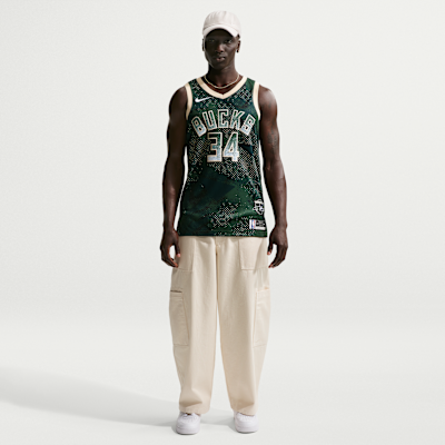 ヤニス アデトクンボ ミルウォーキー バックス 2025/26 セレクト シリーズ メンズ ナイキ Dri-FIT NBA スウィングマン ジャージー