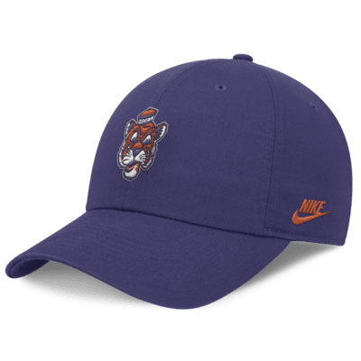 Gorra ajustable universitaria Nike Dri-FIT para hombre Clemson Tigers Legacy Club