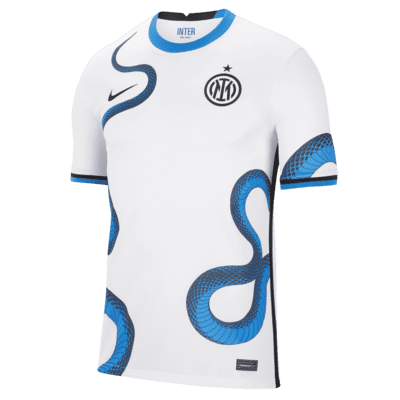 Inter Milan 2021/22 Stadium Uit Nike voetbalshirt met Dri-FIT voor heren.  Nike NL