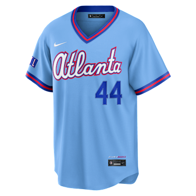Hank Aaron Atlanta Braves City Connect Men's Nike MLB Stadium Jersey from Nike - $200
