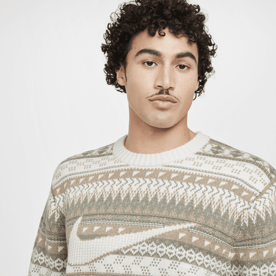 Maglia Swoosh Fair Isle Nike Life – Uomo