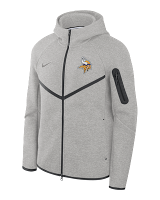 Мужская куртка Minnesota Vikings Tech Fleece Windrunner Nike NFL Full-Zip Hooded для бега