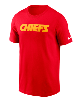 Мужская футболка Kansas City Chiefs Primetime Wordmark Essential Nike NFL