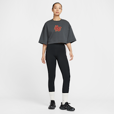 Nike Sportswear Phoenix Fleece Women's Short-Sleeve Cropped French Terry Top