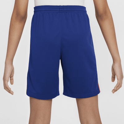 Kroatië 2024/25 Stadium Thuis/Uit Nike replica voetbalshorts met Dri-FIT voor kids