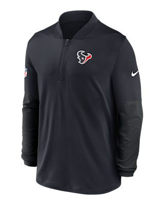 Мужские  Houston Texans Feel The Pressure Nike Dri-FIT NFL 1/2-Zip Top