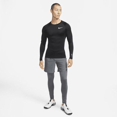 Nike Pro Dri-FIT Men's Tight-Fit Long-Sleeve Top. Nike MY