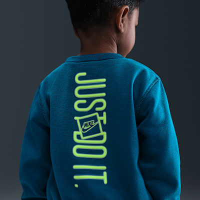 Nike Glow With Me Toddler Lightweight Fleece 2-Piece Crew Set