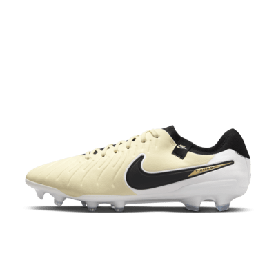 Tacos de fútbol de corte low para terreno firme Nike Tiempo Legend 10 Pro