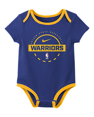 Детские  Nike "Golden State Warriors" Baby (0-3M) NBA Bodysuit (2-Pack)