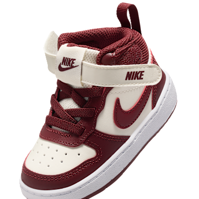Chaussure Nike Court Borough Mid 2 pour bébé et tout-petit