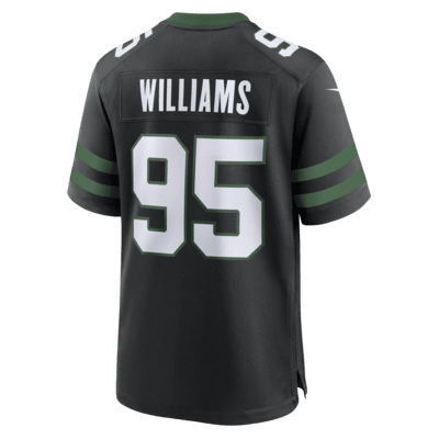 Jersey de fútbol americano Nike de la NFL Game para hombre Quinnen Williams New York Jets