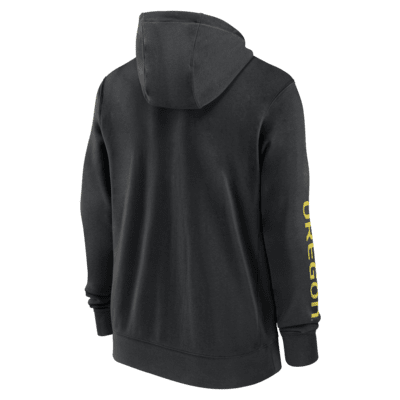 Oregon Ducks Sideline Team Issue Men's Nike College Full-Zip Hoodie