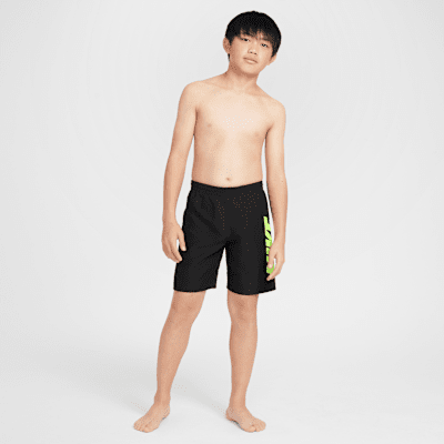 Nike Swim Breaker Big Kids' (Boys') 7" Brief-Lined Volley Shorts