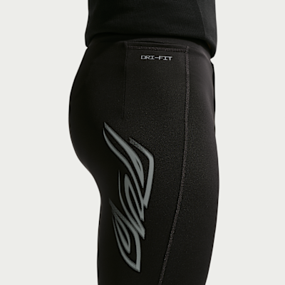 ナイキ ファスト メンズ Dri-FIT 1/2レングス ランニング タイツ (インナー付き)