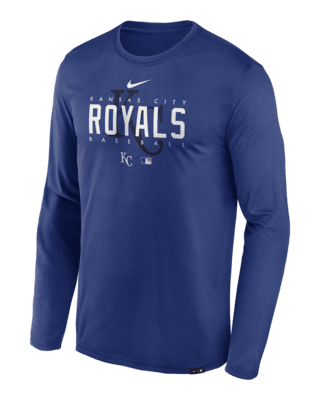 Nike Dri Fit Kansas City Royals Mens 2XL Polo Shirt Blue MLB