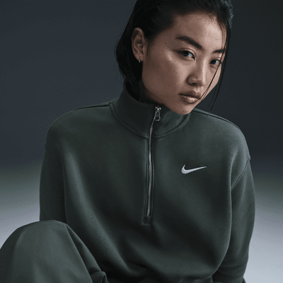 Nike Sportswear Phoenix Fleece Women's Oversized 1/2-Zip Crop Sweatshirt