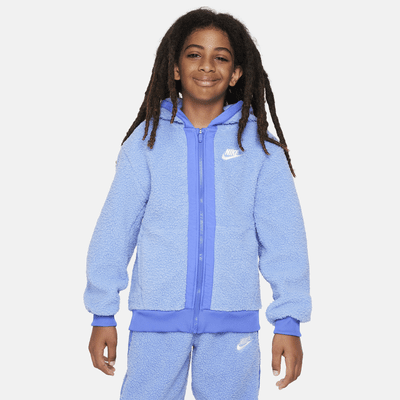 Nike Sportswear Club Fleece Big Kids' Full-Zip Winterized Hoodie