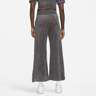 Nike Sportswear Women's High-Waisted Wide-Leg Terry Trousers