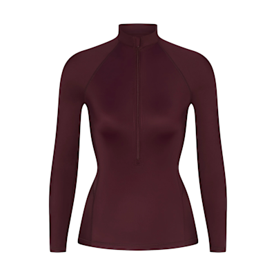 NikeSKIMS Shine Women's Long-Sleeve Half-Zip Top