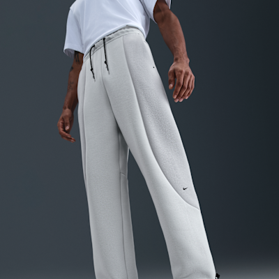 Nike Tech Men's Colour-Block Open-Hem Fleece Trousers