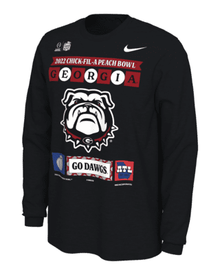 men's long sleeve georgia bulldog shirt