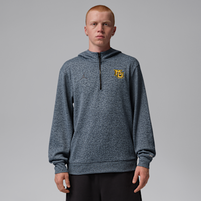 Sudadera con gorro de entrenador de básquetbol para hombre Marquette Golden Eagles Nike NCAA