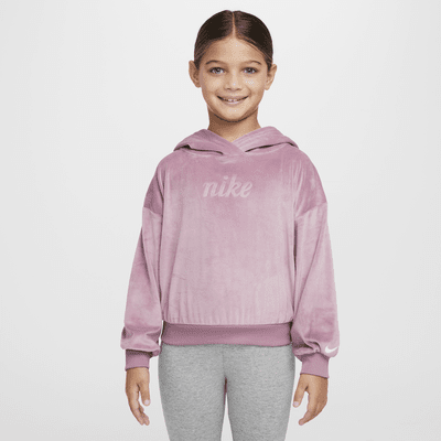 Sudadera con gorro sin cierre cómoda para niños talla pequeña Nike Sportswear