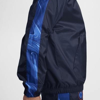 Survêtement tissé à capuche Nike Football Chelsea FC pour homme