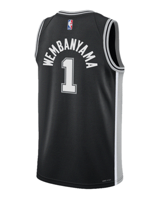 Infant Nike Victor Wembanyama Black San Antonio Spurs Swingman Player Jersey - Icon Edition