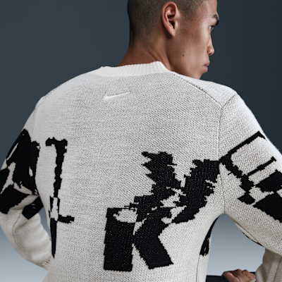 Suéter de cuello redondo tejido Knit para hombre Nike Sportswear