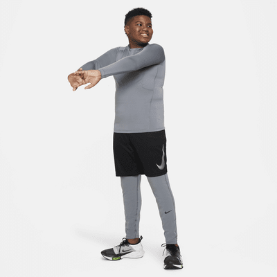 Nike Pro Big Kids' (Boys') Tights (Extended Size)