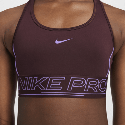 Nike Pro Swoosh Sport-BH für Mädchen