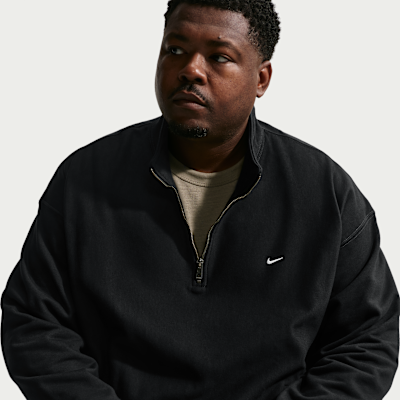 Nike Solo Swoosh Men's Fleece Quarter-Zip Top