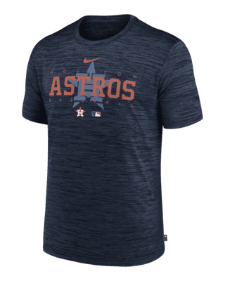 Nike Dri-FIT City Connect Velocity Practice (MLB Houston Astros) Women's V- Neck T-Shirt.