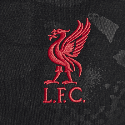 Przedmeczowa koszulka piłkarska dla dużych dzieci Nike Dri-FIT Liverpool F.C. Academy Pro (wersja trzecia)