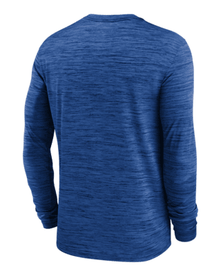 Nike Men's Dri-Fit Sideline Velocity (NFL Indianapolis Colts) Long-Sleeve T-Shirt in Grey, Size: Small | 00KX06G98-078