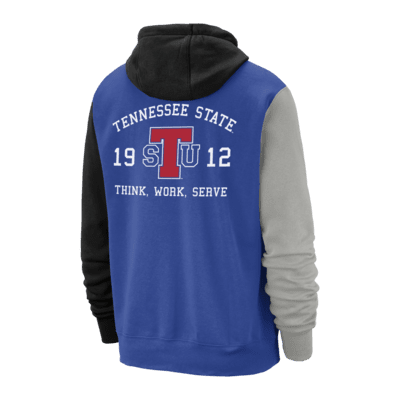 Sudadera con gorro universitaria Nike para hombre Tennessee State Club Fleece