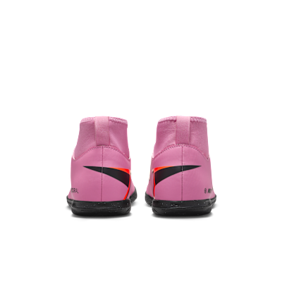 Tacos de fútbol IC de corte high para niños de preescolar y grandes Nike Jr. Mercurial Superfly 10 Club