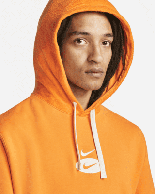 nike bright orange hoodie