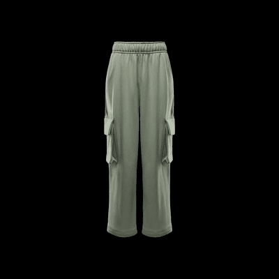 Pants de French Terry de tiro bajo oversized con dobladillo abierto para mujer Nike Sportswear