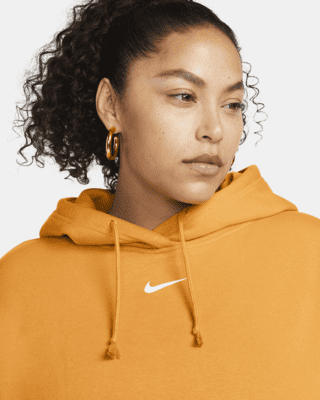 white and orange nike sweatshirt