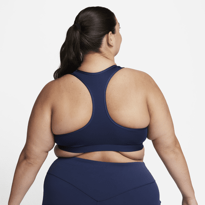 Bra deportivo con almohadillas para mujer (talla grande) Nike Swoosh Medium Support